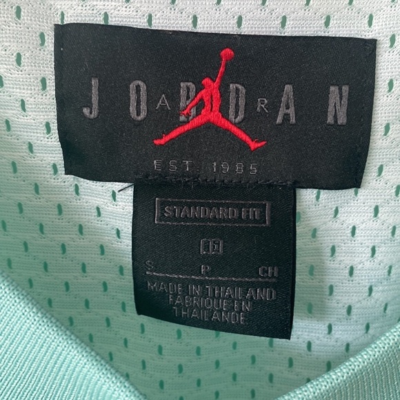 Air Jordan Green Sunset Pulse Jumpman Jersey Size Small - Picture 3 of 7